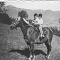 A cavallo nei pascoli, Sandro Chiosso e Mauro Elsi - Metà anni '50