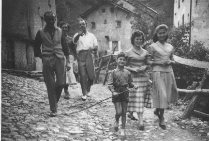 Mangini Luigino, coniugi Monaco, Elsi Mauro, Rosalia Lastrico, Elsi Rosa - Metà anni '50