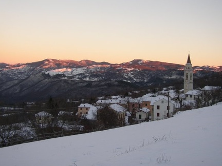 Panorama invernale di Fontanarossa