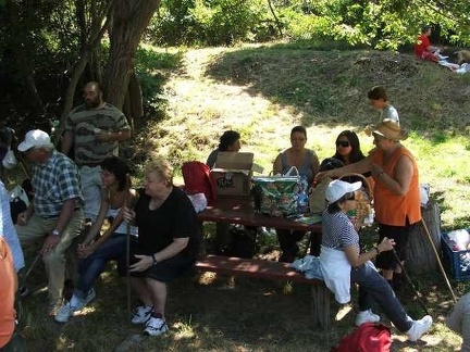 Un momento del pic nic