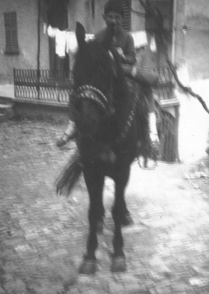 Mauro Elsi e la cavalla di Bruno Mangini - Metà anni \'50.jpg