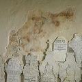 La parete con l'affresco