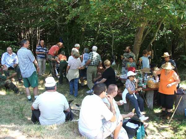 Un momento del pic nic