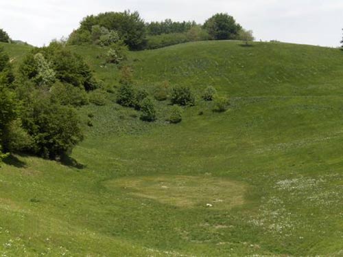 Il lago al Pian della Cavalla