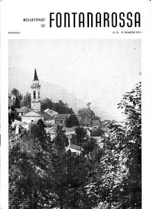 Copertina di uno dei Bollettini di Fontanarossa